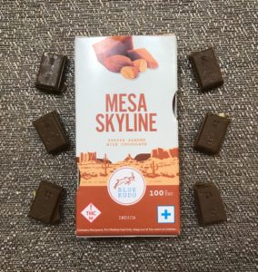 Blue Kudu Mesa Skyline edible chocolate review. Blue Kudu Mesa Skyline