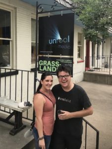 Greenlove Denver meeting Ricardo Baca at Grasslands first happy hour and networking event. Entrepreneurship cannabis industry